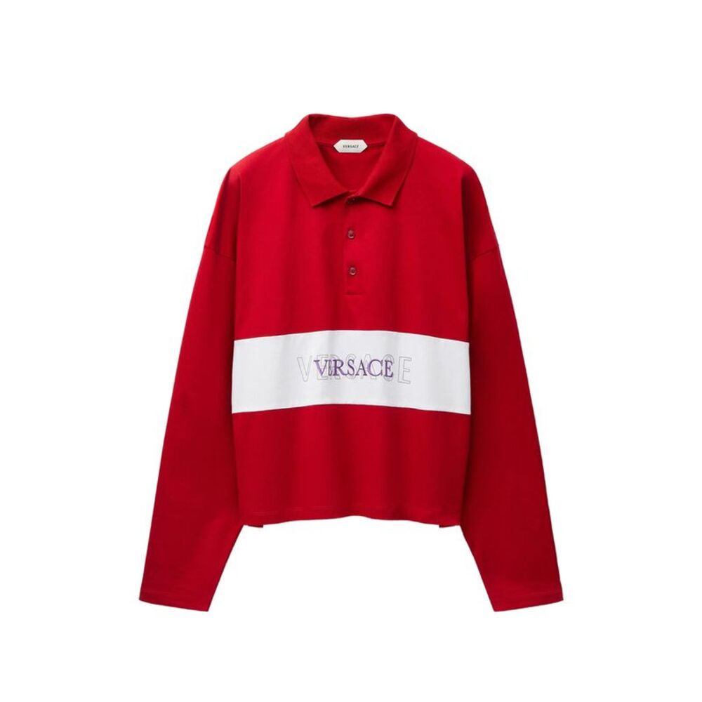 Versace Red Polo Shirts Men